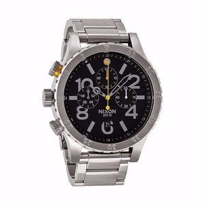 Nixon 48-20 Chrono Silver Stainless-Steel Watch